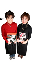 book&cafe lowの浅海さんと白滝さん