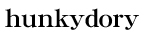 hunkydory