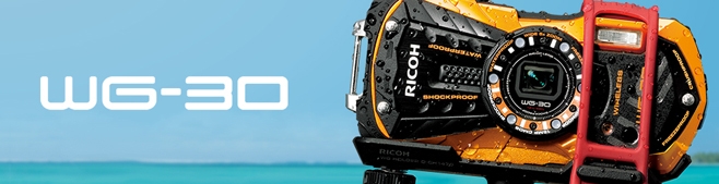 水中で撮影可能なコンパクトデジタルカメラ『RICOH WG-30』