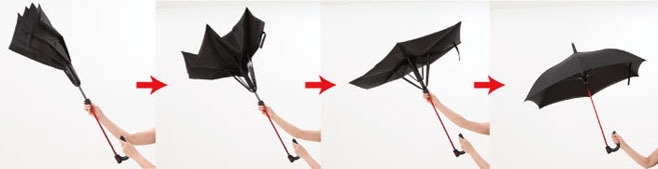 ”逆にひらき逆にとじる”革新的な傘「GAX G-1」が登場！