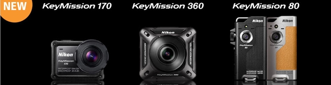360度動画撮影可能！NIKONからアクションカメラ『KeyMission』登場!