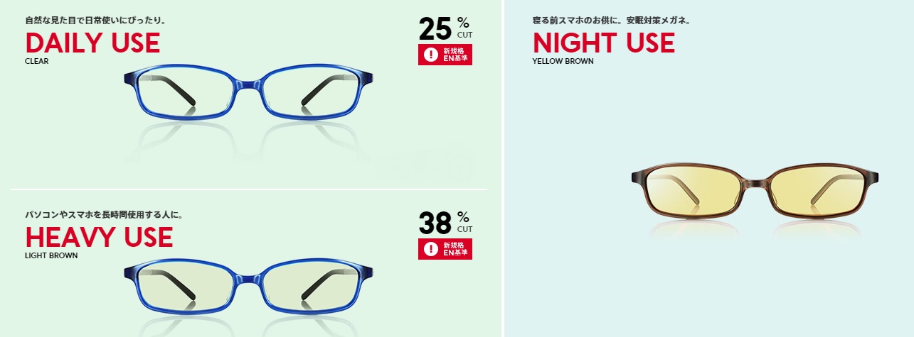 JINSからブルーライトを60％カットしてくれるメガネ『NIGHT USE』が12/3より新発売！